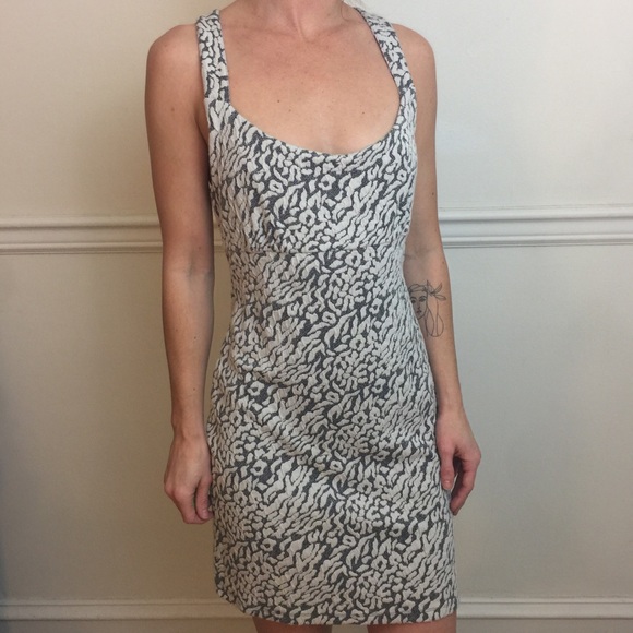 Free People Leopard Print Mini Stretchy Dress - Picture 5 of 8